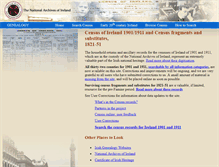 Tablet Screenshot of census.nationalarchives.ie